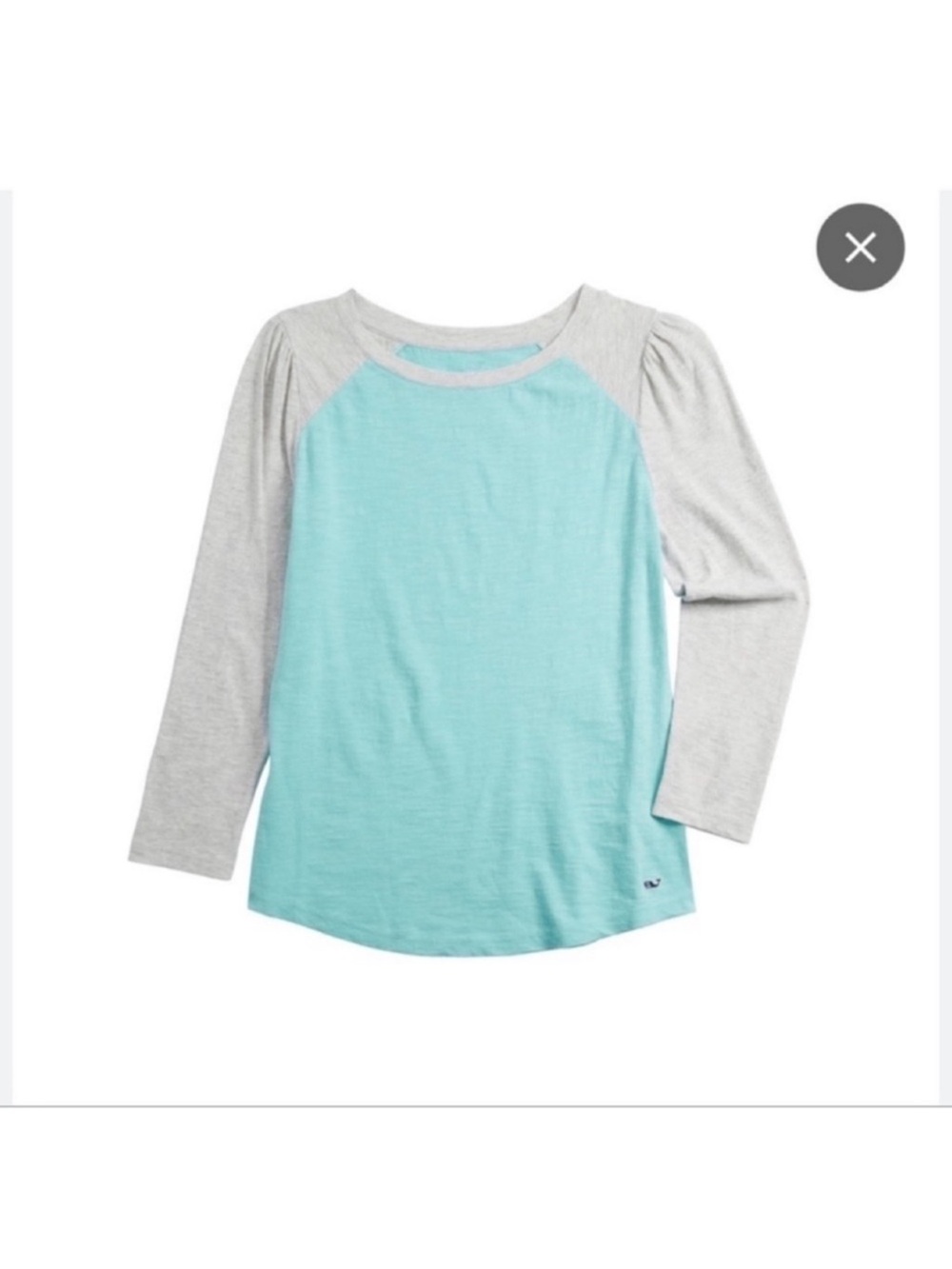 NWOT Vineyard Vines 3/4 Puff Sleeve Baseball Tee- Size Small